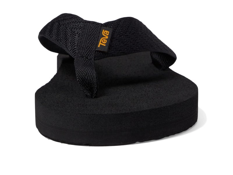 Teva womens Mush Ii-w flip flop sandals, Fronds Black, 10 US - Image 2